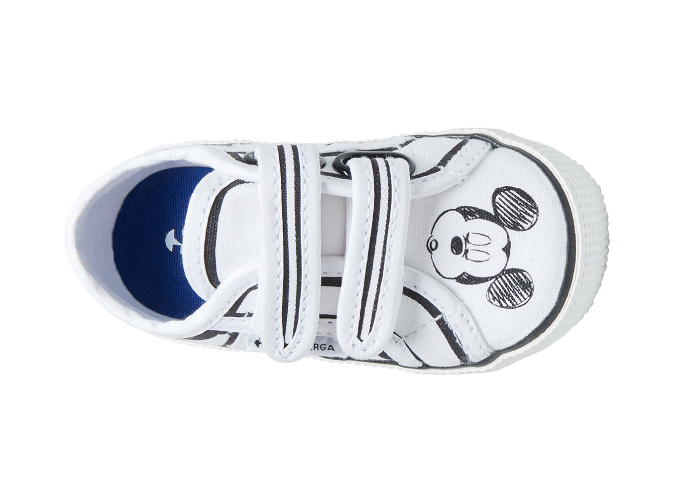 Superga Sneakers Kids - 2750 Wakemeupstrapcotj - White/Blue - GYNOK5380